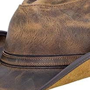 Sombrero de Vaquero de Cuero para Hombre y Mujer, Ligero, Hecho a Mano, Moldeable, Ala Ancha, Duradero, Color Personalizado, Logotipo Personalizado, Estilo Occidental, en Oferta - Product Image 4