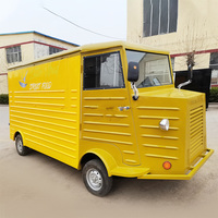 Camion de crème glacée mobile camion de nourriture à roues électrique personnalisable voiture-restaurant de loisirs de plein air