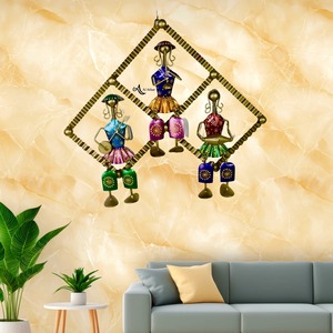 Art mural en laiton fabriqué à la main de luxe Sculpture décorative en métal élégant moderne élégant artistique maison intérieur Accent - Product Image 1