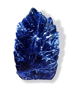 Sculptures et figurines de Bouddha Gautama et Shakyamuni en sodalite, sculptées en profondeur, respectueuses de l'environnement, pour le Feng Shui du salon - Product Image 4