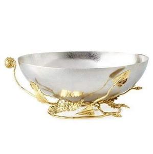 High End Metal <b>Bowl</b> with Stand for Home Decor Kitchen Hotel Restaurant and Dining Presentation Home Decor - Product Image 3