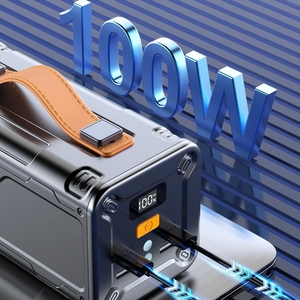 <span class=keywords><strong>Batterie</strong></span> <span class=keywords><strong>externe</strong></span> portable de grande capacité <span class=keywords><strong>50000mAh</strong></span>, chargeur rapide PD100W pour ordinateur portable et <span class=keywords><strong>iPhone</strong></span>, pour une utilisation en extérieur - Product Image 2