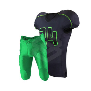 Tenue d'entraînement de football américain nouveau style, service OEM, conception personnalisée, 100 % polyester, séchage rapide, respirante, short d'été - Product Image 1