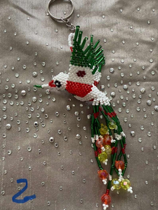 Llavero Hummybird Hecho a Mano, Clásico, Colorido, con Cuentas, Duradero, con Detalles Bordados - Product Image 4