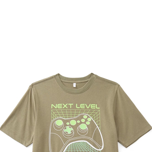 Camiseta Premium para Hombre, Manga Corta, Cuello Redondo, Algodón Jersey, Estampado Geométrico Informal, Transpirable, Corte Regular - Product Image 5