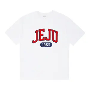 เสื้อผ้าแฟชั่นเกาหลีเสื้อยืด1955 Jju แบบคลาสสิกสีกรมท่า L by Lotte ปลอดภาษี