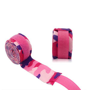 High Quality Custom Printed Cotton MMA Boxing <b>Hand</b> Wraps for Fitness Training - Product Image 1