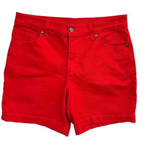 New Arrival High Quality 100% Cotton Solid <b>Red</b> color <b>Denim</b> <b>Shorts</b> Woman's With Straight Casual Style'Straight Style <b>shorts</b> - Product Image 1