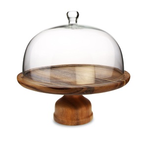 Plateau de table fait main pour décoration de mariage dessus de table plateau à gâteau en bois avec dessus en verre Fabricant en gros - Product Image 6