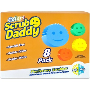 Éponges Scrub Daddy Colors 8ct - Boîte - Product Image 1