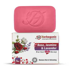 Triple Floral Herbal <b>Soap</b> Rose, Jasmine & <b>Lavender</b> for Gentle Cleansing & Aromatherapy - Product Image 3