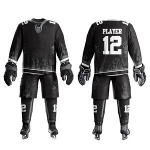 Uniforme de hockey sur glace le plus populaire Concevez votre propre logo Uniforme de hockey sur glace Vêtements de sport confortables les plus vendus Uniforme de hockey sur glace - Product Image 1