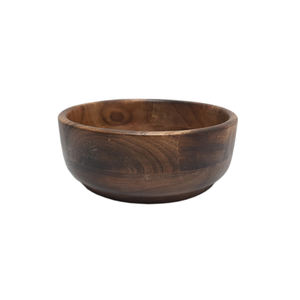 En bois rond nouvelle forme décorative bol de service alimentaire fini naturel pour cuisine Table à manger nourriture et collations bols de service - Product Image 6