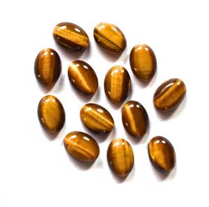 พลอย100% ทรงรีทรงตามีธรรมชาติขนาด8*10มม. อัญมณีหลวม10ชิ้นพร้อมส่งอัญมณีบำบัดล้ำค่าขายส่ง - Product Image 4