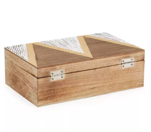 Boîte en bois de mangue 100% naturel, design et taille personnalisés, avec finition et couleur naturelle, produit en bois vendu en Inde - Product Image 3