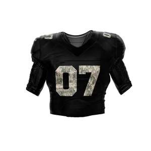 Uniformes de football américain de qualité par sublimation pour jeunes et adultes, vêtements d'équipe à manches courtes du Pakistan, nouveau design accepté par les OEM - Product Image 5