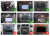 Autoradio pour Mercedes Benz Classe C W203 avec GPS intégré, amplificateur, écran tactile Android OS RGB, CarPlay, OBD2