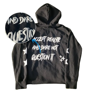 Streetwear Top Hommes Femmes Sweat À Capuche Sans String En Gros Personnalisé Pleine Impression Casual Ourlet Brut Hommes Couple Hoodies Unisexe - Product Image 6