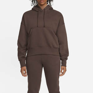 Sudadera con capucha con estampado de soplo y bordado personalizado de tendencia mundial para mujer, sudaderas con capucha y sudaderas con capucha en blanco de alta calidad para mujer 2024 - Product Image 4