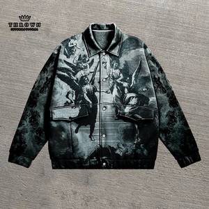 Chaquetas de invierno informales para hombre, diseño de letras llamativo, abrigos de Equipo de moda con serigrafía, buen precio, abrigos de letras OEM para jóvenes - Product Image 4