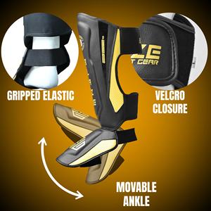 Espinilleras de MMA para Entrenamiento de Boxeo, Muay Thai, Kickboxing y Artes Marciales con Protección de Empeine, Fabricante OEM Personalizado - Product Image 3