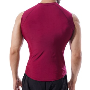 Débardeur de compression extensible pour homme – Haut de sport, yoga, fitness, couleur unie, prix bas, vêtement d'entraînement pour l'extérieur - Product Image 3