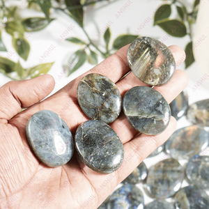 Piedras Planas de Labradorita Pulida al por Mayor - Piedra Preciosa Ecológica para Feng Shui, Sanación, Meditación y Decoración del Hogar - Product Image 2