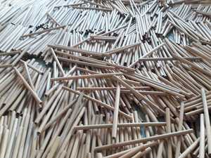 หลอดดูดน้ำไม้ไผ่ธรรมชาติ10ชิ้นใช้ซ้ำได้สำหรับดื่มน้ำผลไม้ปั่นนมสำหรับตั้งแคมป์ปริมาณมาก - Product Image 2