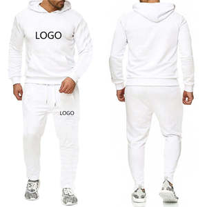 Conjuntos de chándal con capucha para hombre, chándal de lana de piel, pantalones de jogging para otoño e invierno, deportes de otoño e invierno - Product Image 3