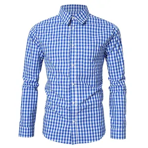 网上销售最佳批发价新设计男士巴伐利亚衬衫/新款时尚长袖男士巴伐利亚衬衫