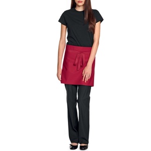 Delantal de cintura de camarero liso o estampado con costuras reforzadas y correas de cintura fuertes delantal de cintura - Product Image 3