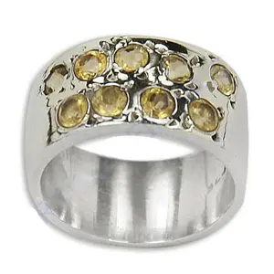 แหวนพลอยโกเมนทรงเรขาคณิตแพลตตินัม สำหรับเครื่องประดับผู้หญิงที่โดดเด่น - Product Image 2