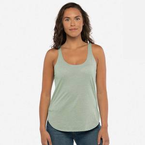 Camiseta sin Mangas Estilo Básico para Mujer, Algodón y Elastano, Cuello Redondo, Camiseta Deportiva para Adultos - Product Image 1