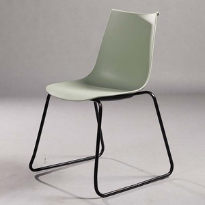 High Quality Multi-Color Minimalist Design Plastic <b>Dining</b> <b>Chair</b> STAME21 with Iron Legs Stackable Feature - Product Image 6
