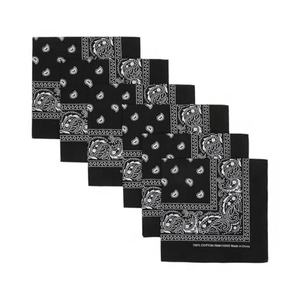 Bandana carré en coton imprimé, foulard et écharpe légère pour hommes et femmes, accessoire de mode pour le quotidien - Product Image 4