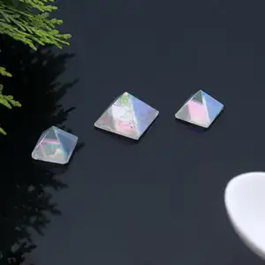 Colgante de cuarzo con forma de flor de orgón, pirámide de cristal rosa, Ángel de cristal, aura, obsidiana negra, amatista, canto de cristal, pirámide de Ángel - Product Image 2