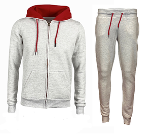Conjunto de Sudadera y Pantalón Deportivo Ligero Unisex Personalizado, Sin Dobladillo, Resistente al Viento, Transpirable, de Poliéster/Algodón, Corte Acampanado, para Hombre - Product Image 4