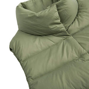 Gilet bouffant de randonnée OEM de femmes gilets décontractés imperméable coupe-vent 100% polyester gilet pour hommes vestes bouffantes respirantes - Product Image 6