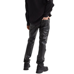 กางเกงหนังผู้ชายผ้านุ่มใส่สบายน้ำหนักเบากันน้ำใส่ได้ทุกวันสไตล์สตรีท - Product Image 5