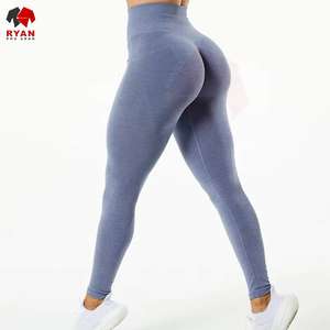 Personnalisé Femmes Legging Stretch Slim Fit Yoga 100% Coton ODM Décontracté Confortable Respirant Vente en Gros - Product Image 6