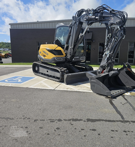 MECALAC 2024 8MCR Nouvelle pelle à godet de 8 m³ avec cabine fermée, ROPS, climatisation, chauffage, garantie 4 ans, attache rapide - Product Image 1