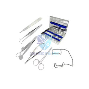 Set de Microcirugía Oftálmica Veterinaria de 7 Piezas, Kit de Instrumentos Quirúrgicos Oftálmicos de Acero Inoxidable Estándar para Cirugía Micro Oftálmica en Animales - Product Image 5
