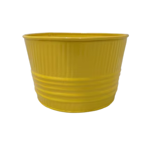 Maceta de hierro en forma redonda para el hogar, balcón y jardín, maceta para jardín, Patio, interior, exterior, producto a granel hecho a mano - Product Image 1