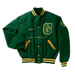 Chaqueta Varsity Personalizada OEM para Hombre, Colorida, de Manga Larga, con Bordado Chenille, Estilo Letterman, Reversible para Invierno - Product Image 6
