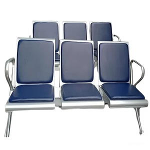 Bulk Mild Steel 3 Seater Waiting Chair with Comfortable <b>Cushion</b> for Convenience and <b>Comfort</b> - Product Image 1