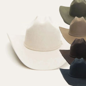 Sombrero de Vaquero Vintage de Poliéster de Alta Calidad al por Mayor, con Correa para la Barbilla, para Adultos y Niños, Sombreros de Vaquero Occidentales Unisex - Product Image 2