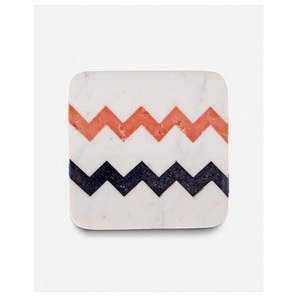 Dessous de verre en pierre de bois de marbre d'aspect moderne de qualité supérieure pour la salle à manger et la cuisine - Product Image 4