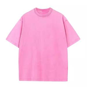 100% เสื้อยืดผ้าฝ้ายผู้ชายคุณภาพสูงใส่สบายน้ำหนักเบาใส่ได้พอดีกับตัวทำจากวัสดุโพลีเอสเตอร์/ คอตตอน - Product Image 4