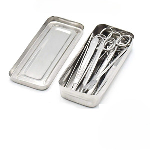 Kit de instrumentos quirúrgicos de entrenamiento médico de acero inoxidable de 13 piezas con fuente de alimentación de maquinaria autoclavable reutilizable CE aprobado - Product Image 4