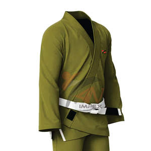 Costume d'arts martiaux brésilien Jiu Jitsu Kimono en coton BJJ pour adultes avec logo personnalisé couleur et taille - Product Image 5